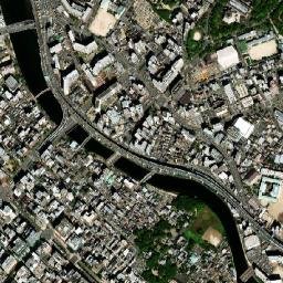 Fukuoka map(satellite map)