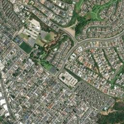 Corona del Mar California High Resolution Satellite Map