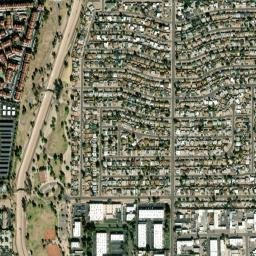 Canyon Village Arizona High Resolution Satellite Map