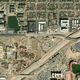 Flint Avenue Texas Tech University Lubbock High Resolution Satellite Map