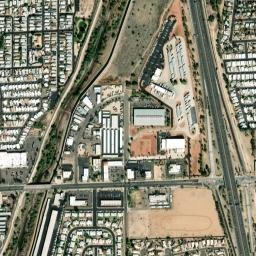 9686-9718 West Peoria Avenue, Peoria, AZ High Resolution Satellite Map