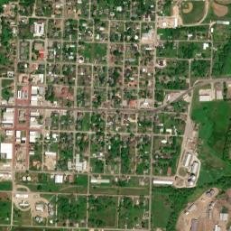 Honey Grove map(satellite map)