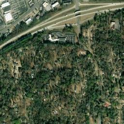 Biscayne Highlands Alabama High Resolution Satellite Map