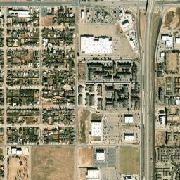 5853-5899 27th Street Lubbock TX  High Resolution Satellite Map