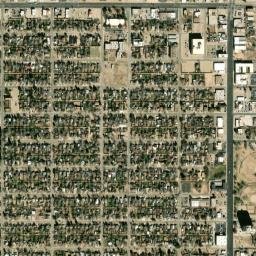 Lubbock map(satellite map)