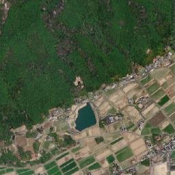 Buzen-shi map(satellite map)