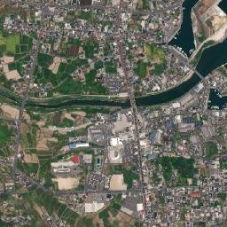 Kunisaki-shi map(satellite map)