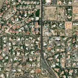 Camelback Estates IV Arizona High Resolution Satellite Map