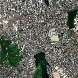 Maebaru-chūō map(satellite map)