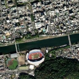 Kōchi map(satellite map)