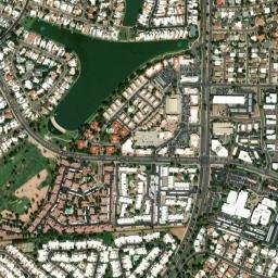 McCormick Ranch Arizona High Resolution Satellite Map