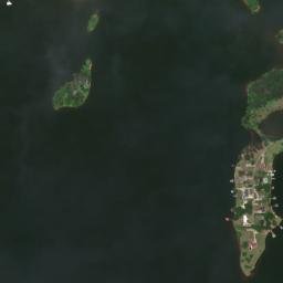 Capri Islands Alabama High Resolution Satellite Map