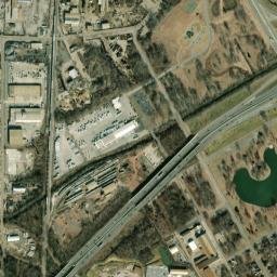 East Birmingham Alabama High Resolution Satellite Map