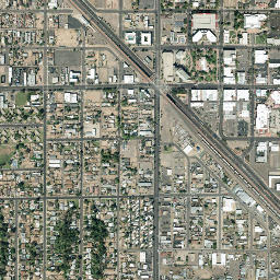 Glendale map(satellite map)