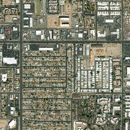 S C Townhouse Mobile Home Estates High Resolution Satellite Map
