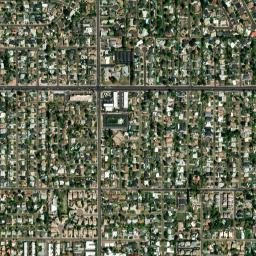 7024 N 12th St Phoenix AZ High Resolution Satellite Map