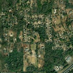 Mountain Forest Alabama High Resolution Satellite Map