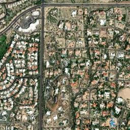 Biltmore Greens III Arizona High Resolution Satellite Map
