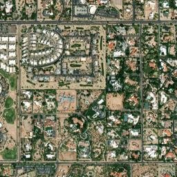 Cinco Soles Arizona High Resolution Satellite Map