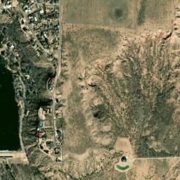 South Lake Shore Drive Ransom Canyon TX High Resolution Satellite Map