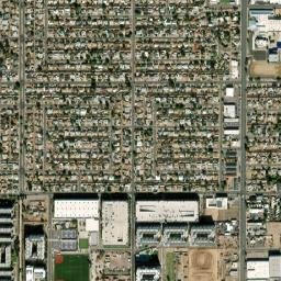 5800-5898 N 28th Dr Phoenix AZ High Resolution Satellite Map