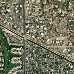 Village on the Lakes Arizona High Resolution Satellite Map
