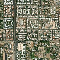 Las Villas Arizona High Resolution Satellite Map