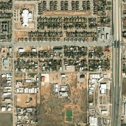8301-8399 Avenue North Lubbock TX High Resolution Satellite Map