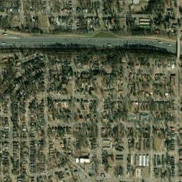 East Thomas Alabama High Resolution Satellite Map