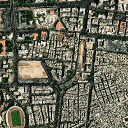 Damascus map(satellite map)