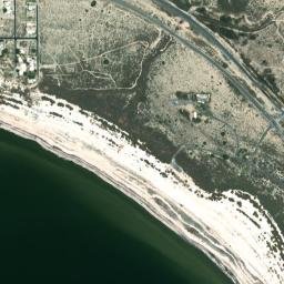 Desert Beach California High Resolution Satellite Map