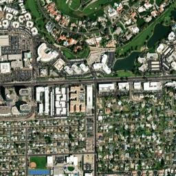 Biltmore Villas Arizona High Resolution Satellite Map
