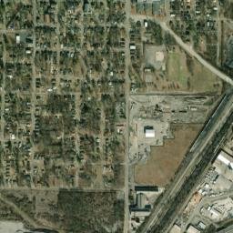 Falls Junction Alabama High Resolution Satellite Map