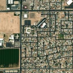 8900-8998 West Weldon Avenue, Phoenix High Resolution Satellite Map