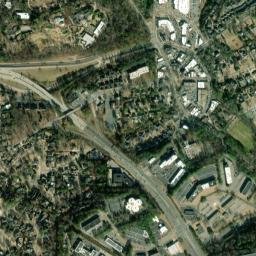 2738-2804 Cahaba Road, Mountain Brook, AL High Resolution Satellite Map