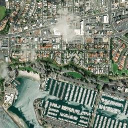 Dana Point map(satellite map)