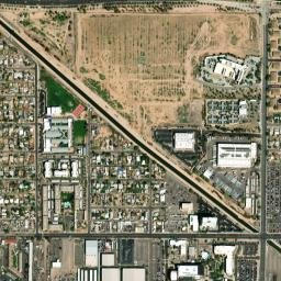 Plaza Trailer Inn Arizona High Resolution Satellite Map