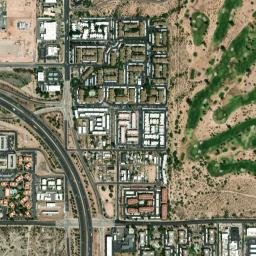 Papago Peaks Village Arizona High Resolution Satellite Map