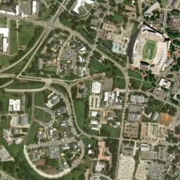 Mississippi State University Bost Extension Drive Starkville  High Resolution Satellite Map