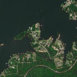 Cedar Cove Estates Alabama High Resolution Satellite Map