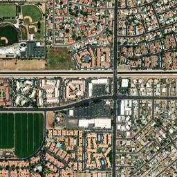 Hohokam Village Arizona High Resolution Satellite Map