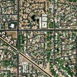 Woodridge Lakes Arizona High Resolution Satellite Map
