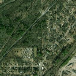 Crescent Heights Alabama High Resolution Satellite Map