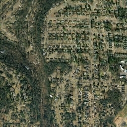 Mountain Woods Park Alabama High Resolution Satellite Map