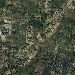 Hidden Ridge Alabama High Resolution Satellite Map