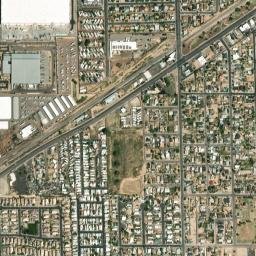 Byrds Mobile Park Arizona High Resolution Satellite Map