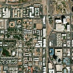 Tempe, Arizona High Resolution Satellite Map