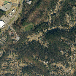 South Vestavia Hills Alabama High Resolution Satellite Map