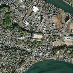Kitsuki map(satellite map)