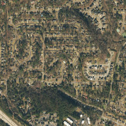 Derby Downs Estates Alabama High Resolution Satellite Map